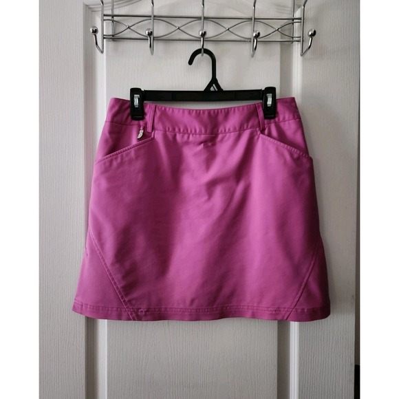SPORT HALEY  Women's Golf Skort  Pockets Purple Fuchsia Stretch Size 8‎ - Picture 1 of 11